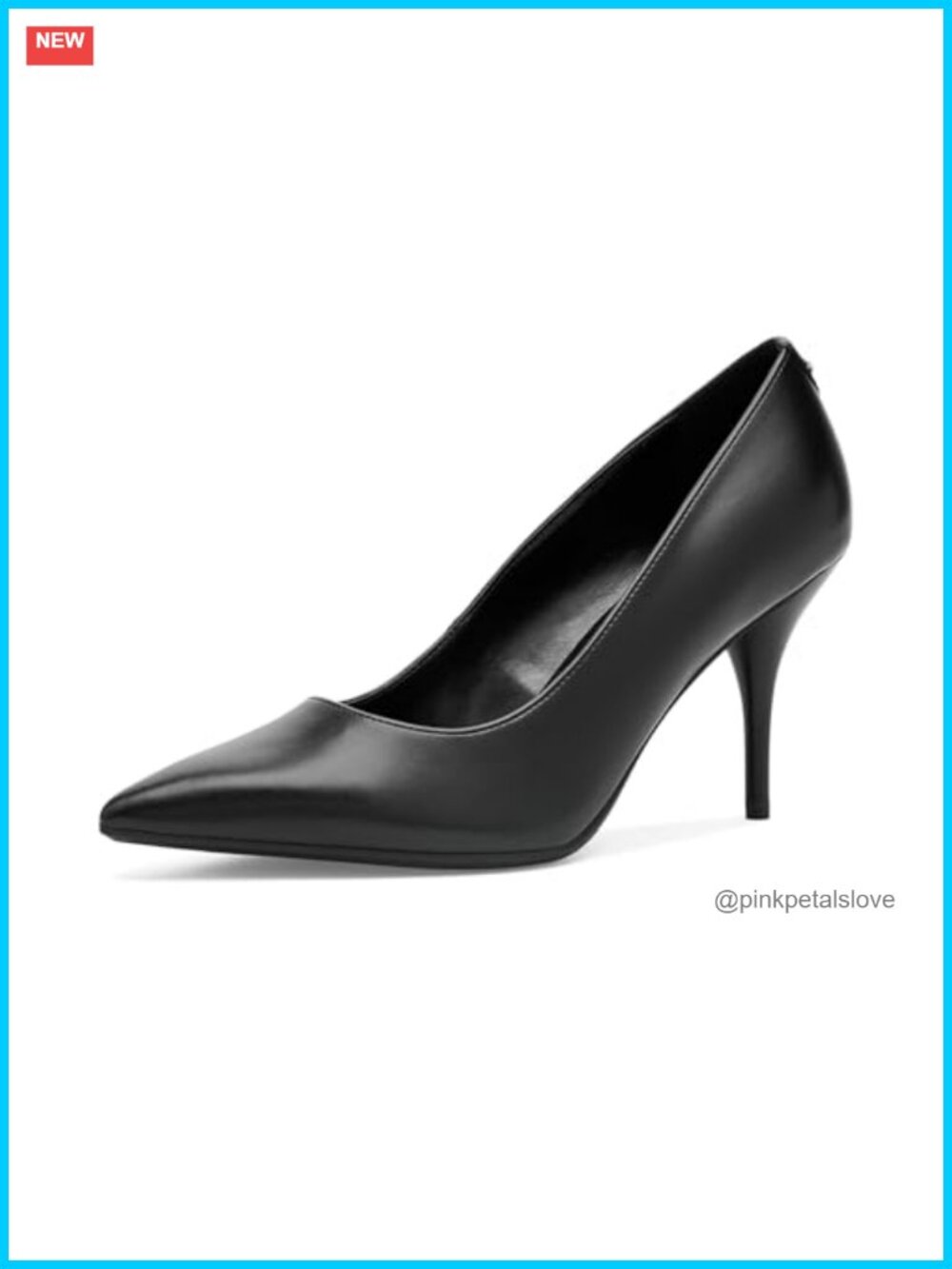 Calvin Klein Cochi Dress Pumps Faux Leather Stiletto Heel Pointed Toe Slip-On